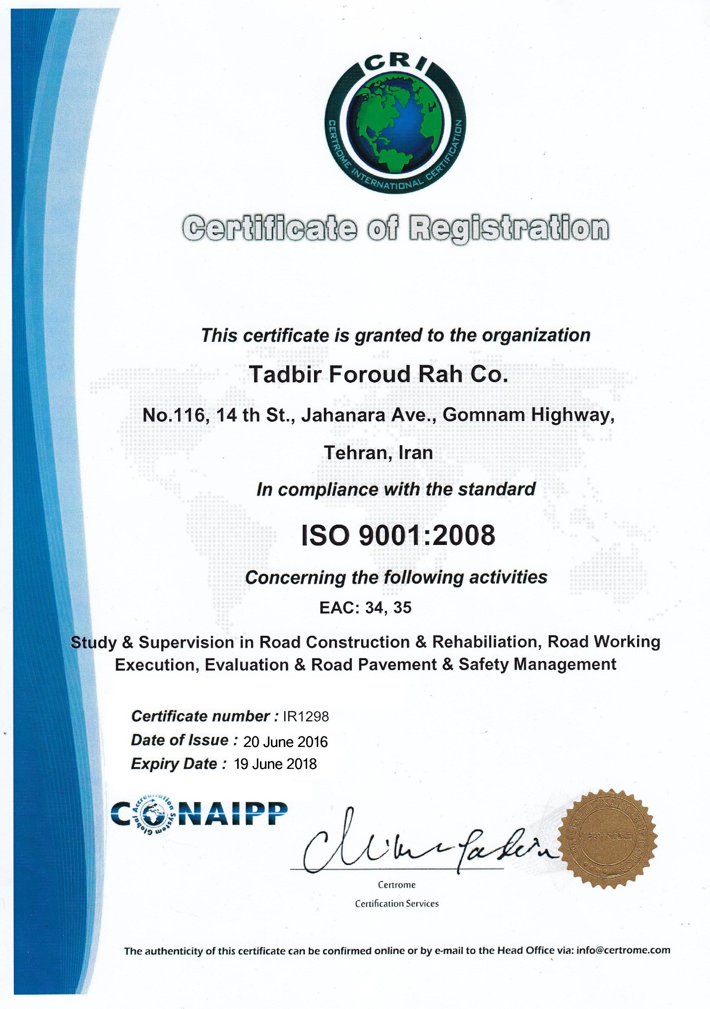 ISO 9001:2008